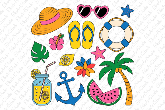 Download Summer Vibes Clipart PNG Sublimation - Premium Bundle