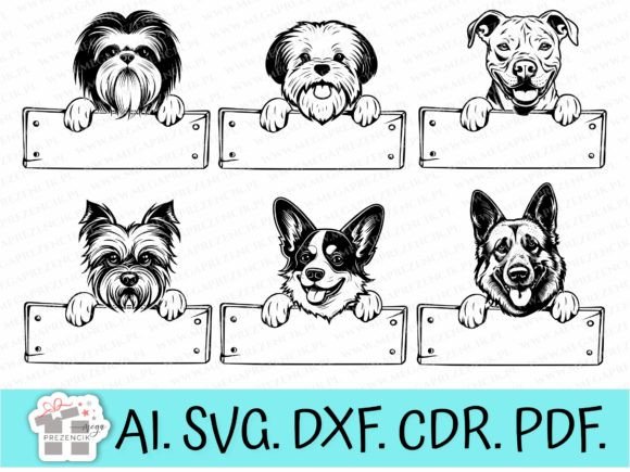 Download PEEKING DOG SVG, Peeking Dog Clipart Svg - Premium Resources