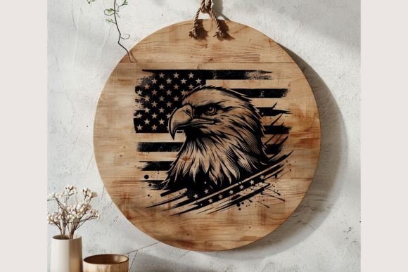 Download American Eagle SVG for Laser Engraving - Engraving Collection