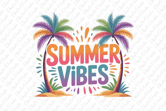 Download Summer Vibes Clipart PNG Sublimation - Summer vibes clipart Collection